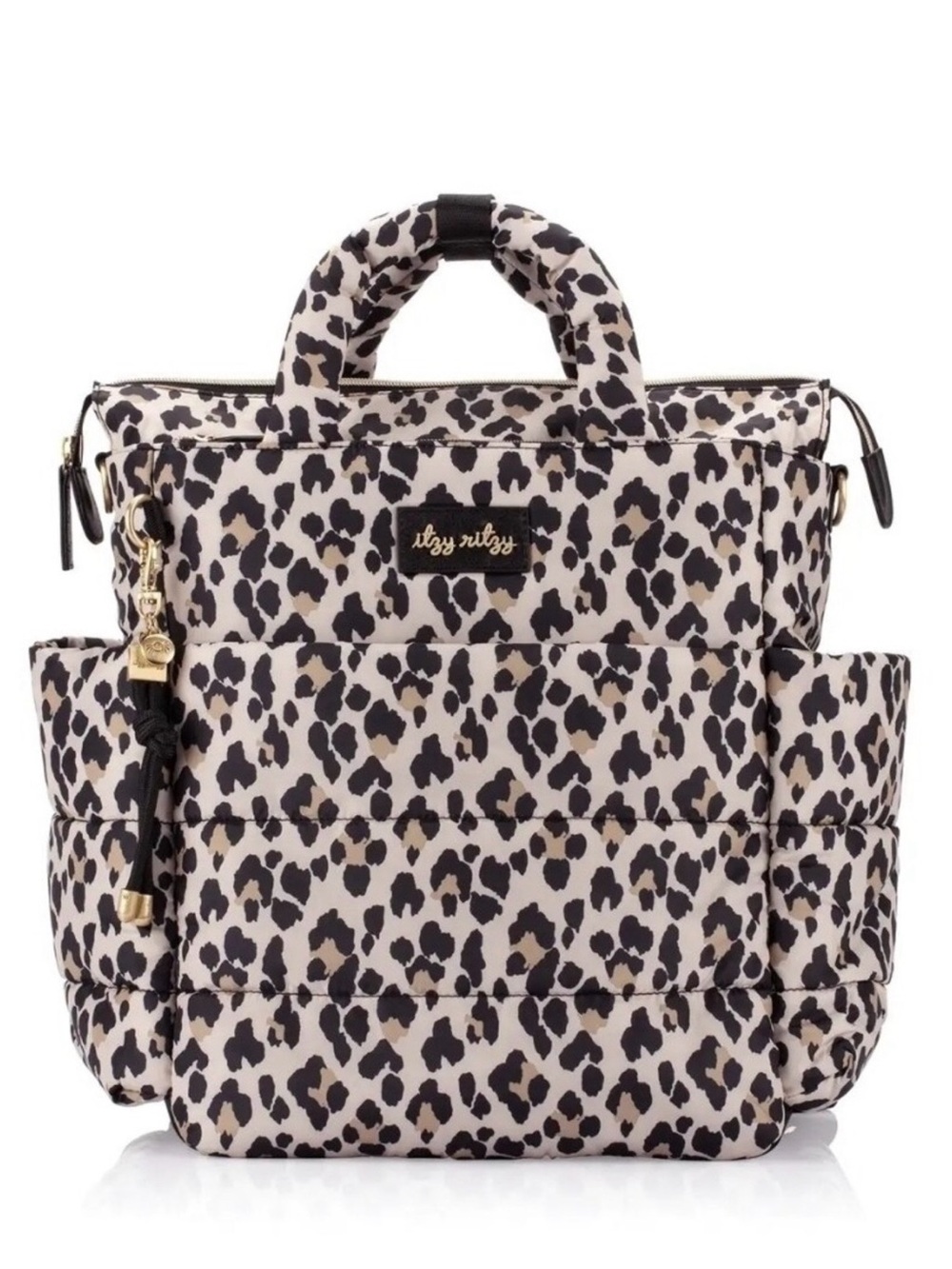 Itzy Ritzy Dream Convertible Leopard Diaper Bag